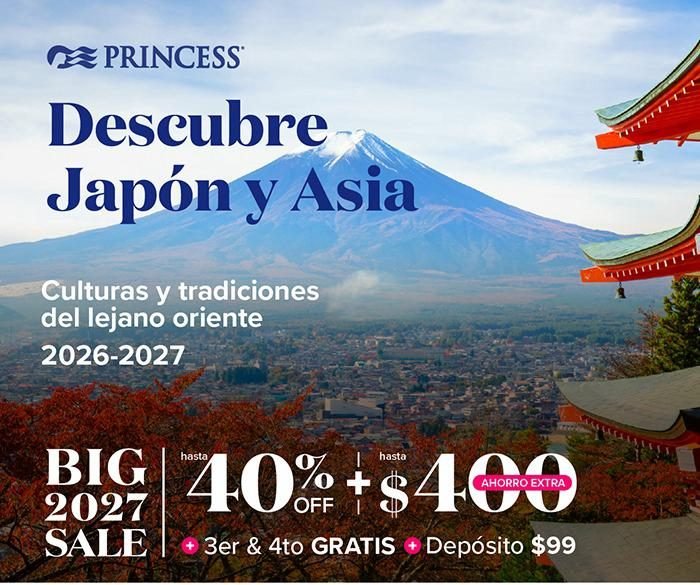 Princess — Descubre Japón y Asia, Big Sale 2027
